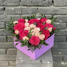 Цветочная композиция из Розы в коробке в Александрии