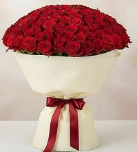 Букет 101 Красная роза Милано в Александрии