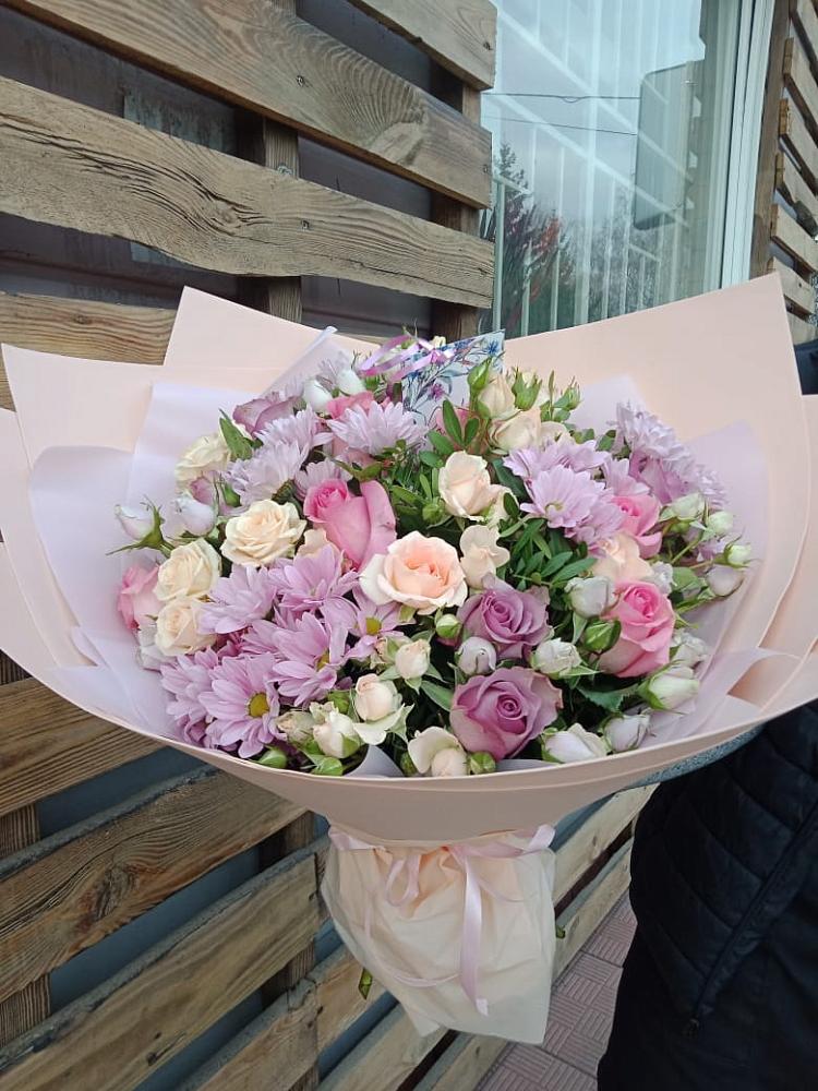 Букет цветов из: Розы и Хризантемы в Александрии