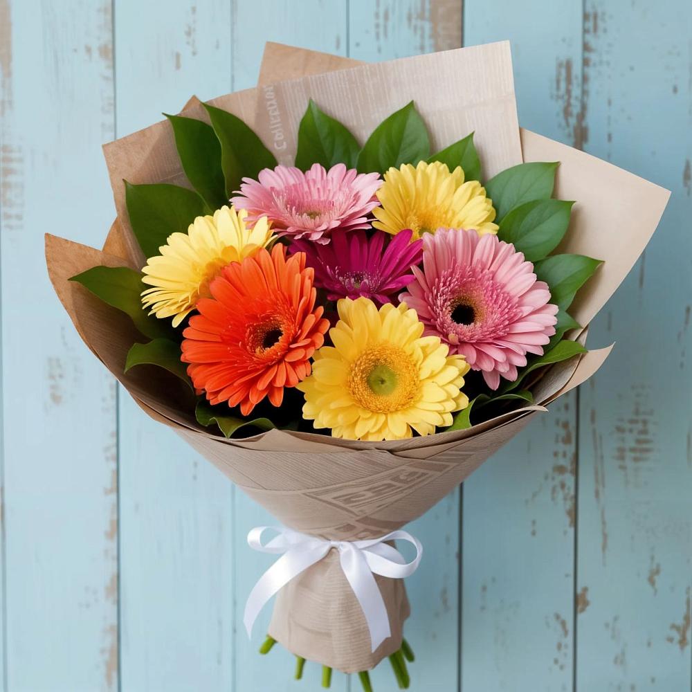 Букет цветов из: Герберы в Александрии