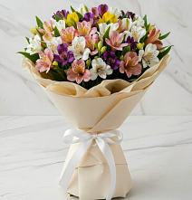 Букет цветов из:  Альстромерии #REPLACE_PRED# Александрии