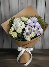 Букет цветов из:  Хризантемы и Розы в Александрии