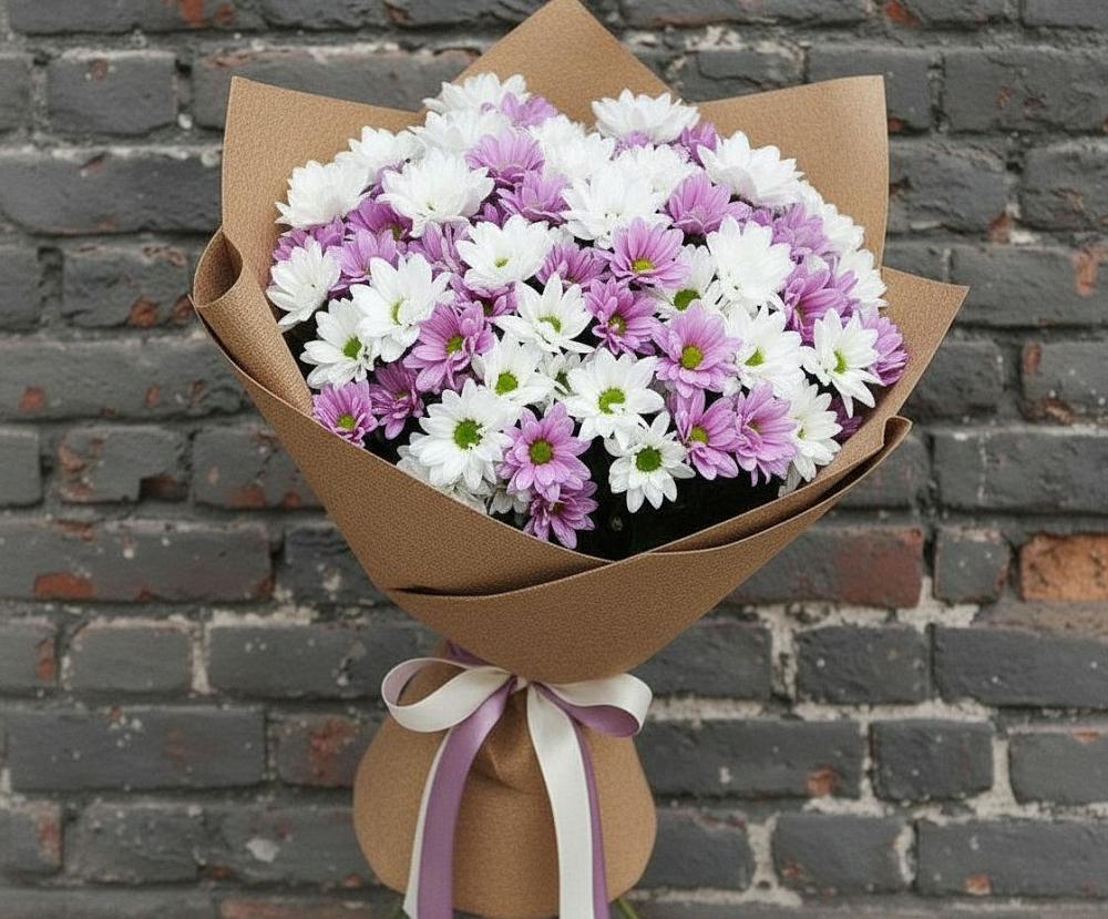 Букет цветов из: Хризантемы в Александрии