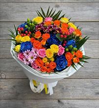 Букет цветов из:  Розы и Хризантемы в Александрии