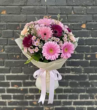 Букет цветов из:  Герберы и Хризантемы в Александрии