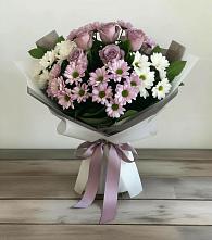 Букет цветов из:  Хризантемы и Розы в Александрии