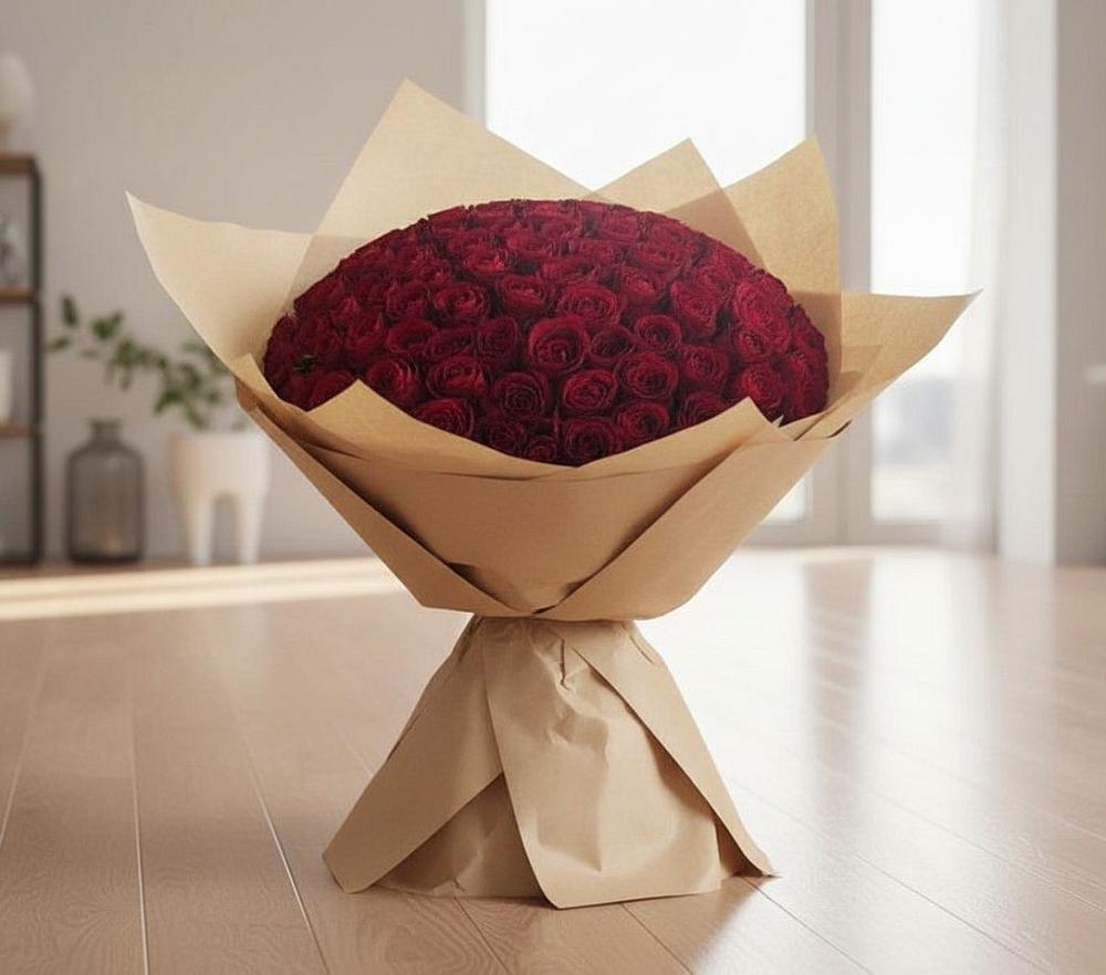Букет 101 Красная роза в Александрии