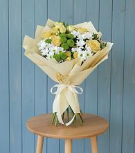 Букет цветов из:  Хризантемы и Розы в Александрии