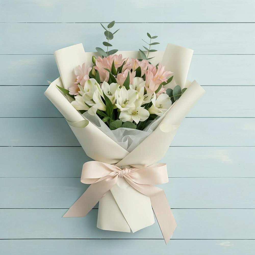 Букет цветов из: Альстромерии в Александрии