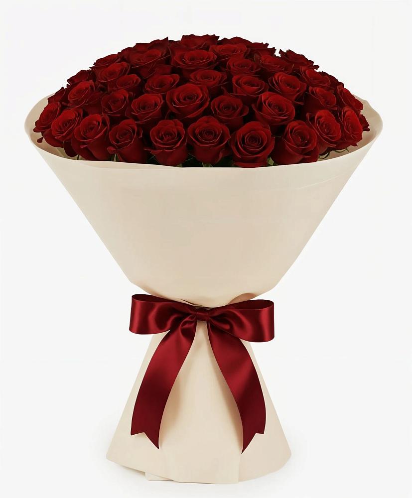 Букет 101 Бордовая роза Блэк Бакарра в Александрии