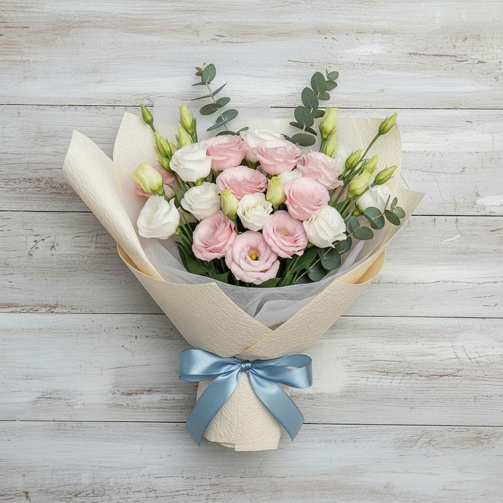 Букет цветов из: Лизиантусы в Александрии